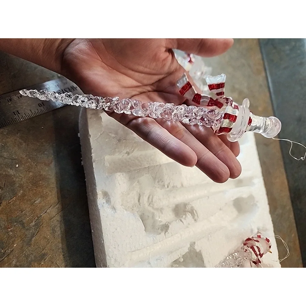 Snowman Icicle Ornament 9